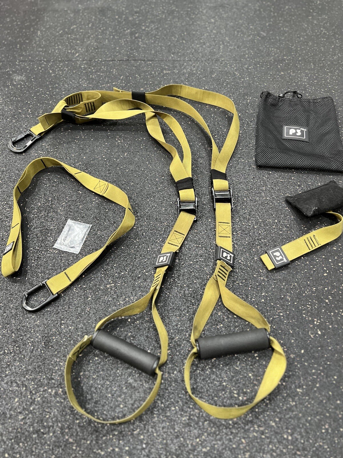 (P3) Pro suspension straps, bodyweight training straps, indoor/outdoor training