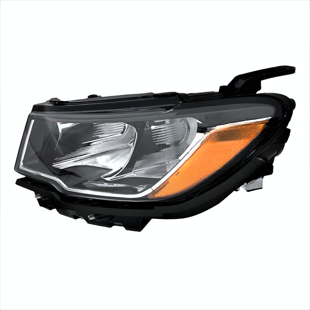 For 2017-2021 Jeep Compass Halogen Headlight Chrome With Bulb Left Driver Side