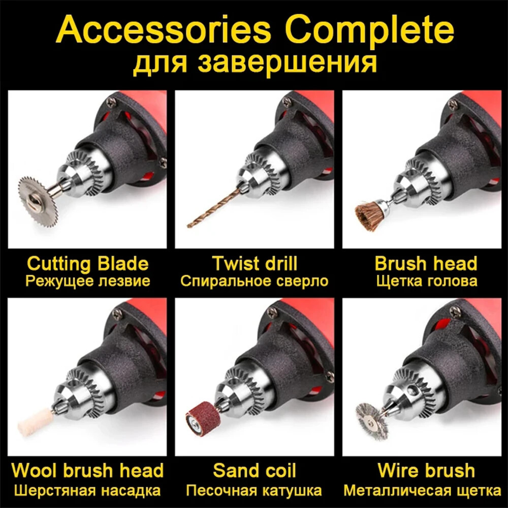 Engraving Drill Electric 220V Handheld Drill Mini Drill Tools Variable Speed New