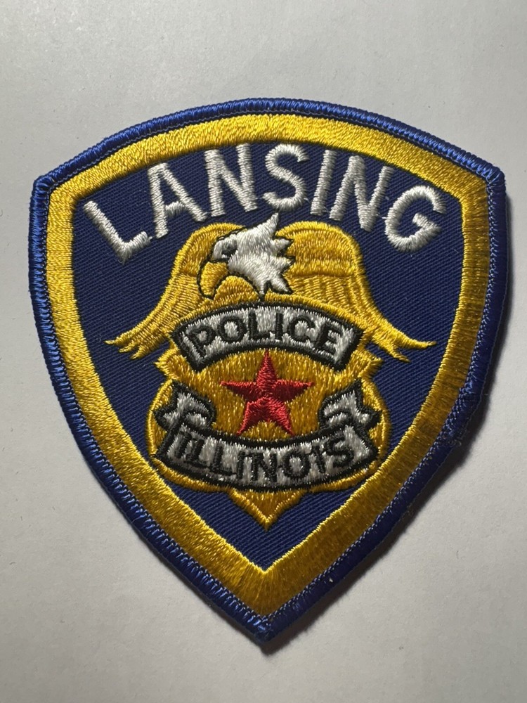 Lansing Illinois Police Patch ~ Style 2