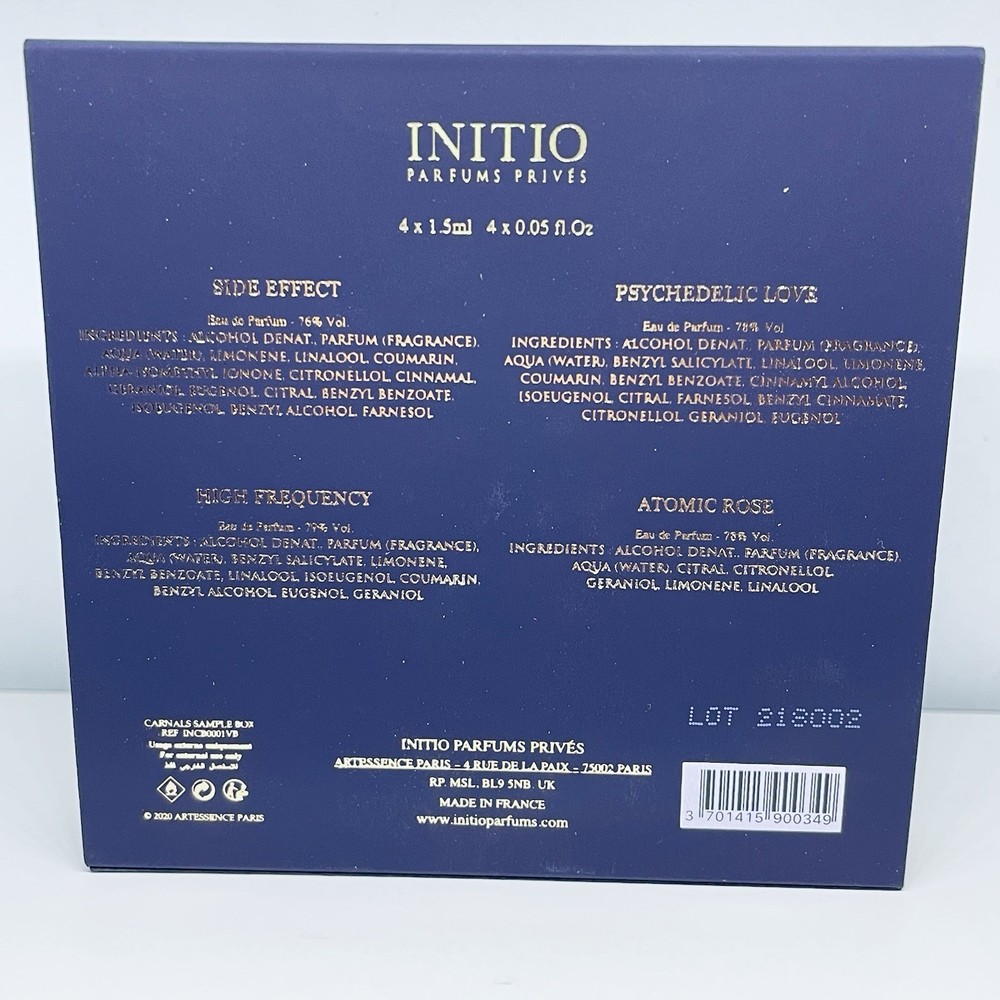 INITIO PARFUMS 4 PCS SAMPLE SET