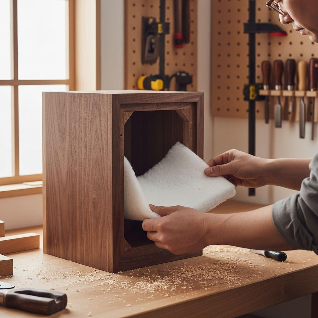 Speaker Insulation Polyester Fiber 110X100Cm Polyfill Subwoofer Stuffing Repairs