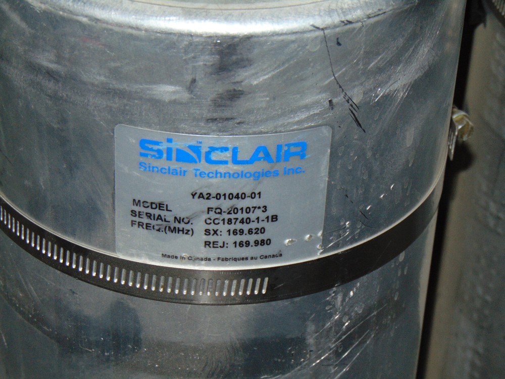 Sinclair Technologies VHF Cavity Duplexer / Combiner