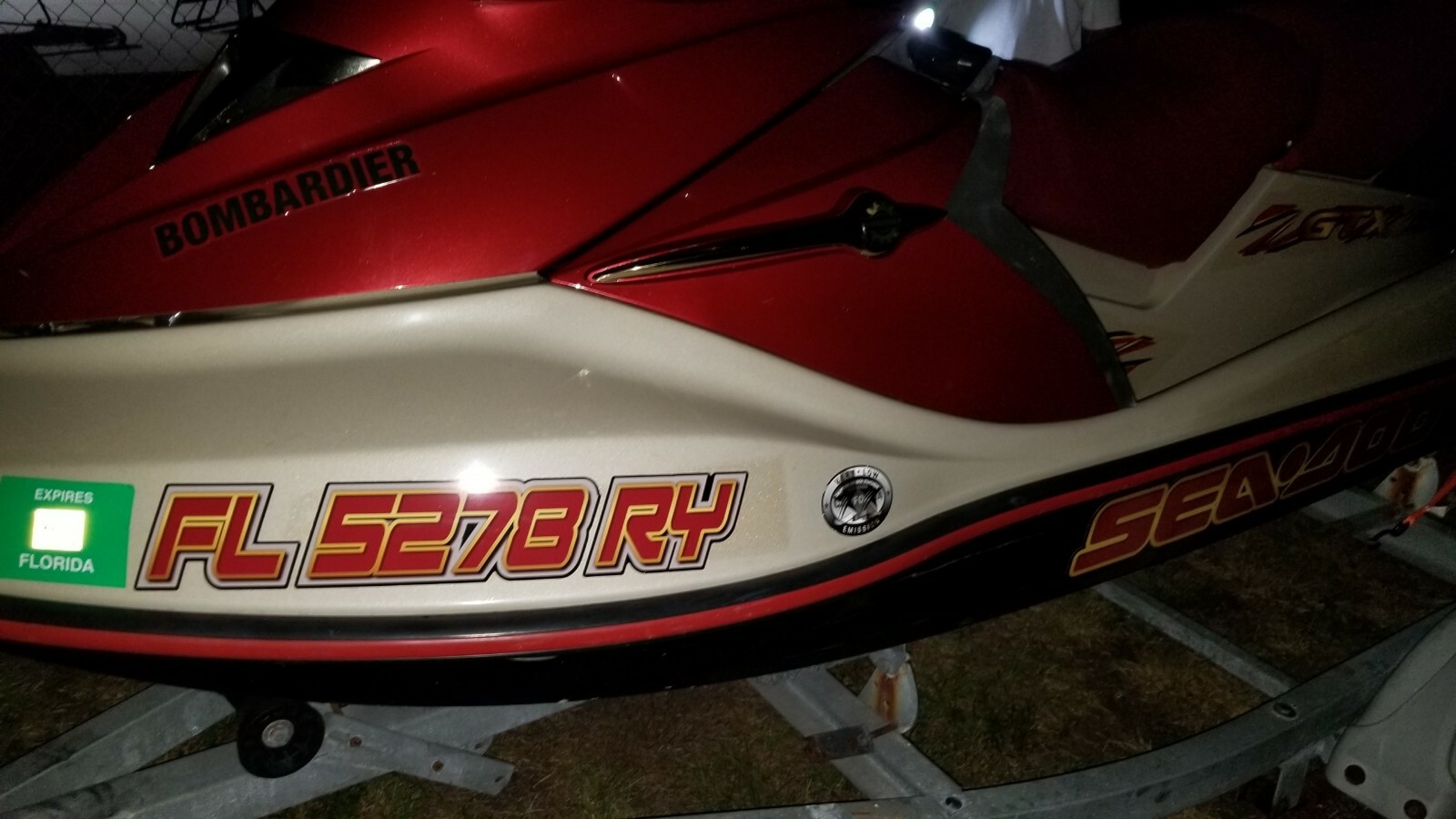 JET SKI Custom Registration Numbers Decals Stickers
