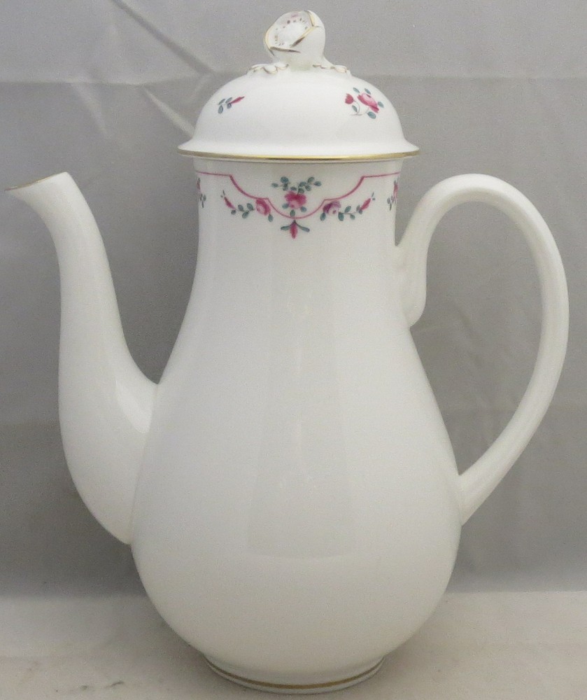 Royal Worcester Petite Fleur Coffee Pot And Lid