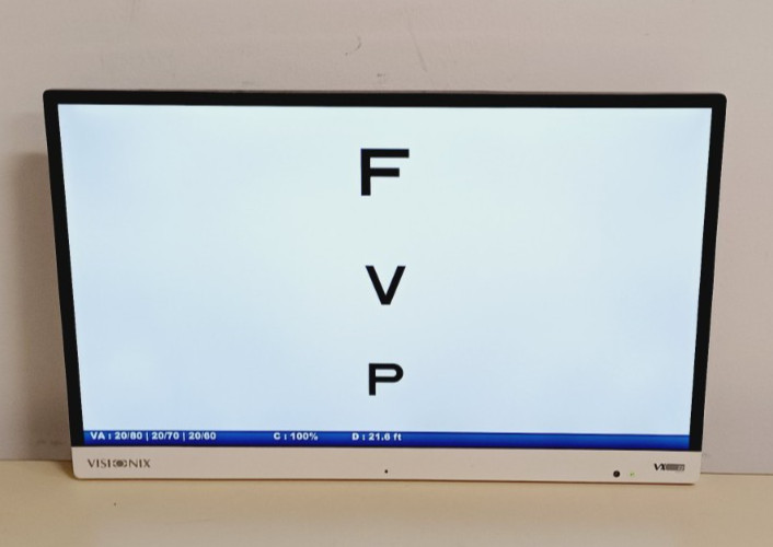 Visionix VX22 Digital Acuity System used Optometrist Ophthalmic Chart Display