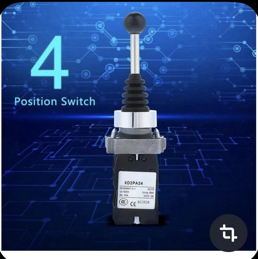 4-position Joystick Switch W/Spring Return