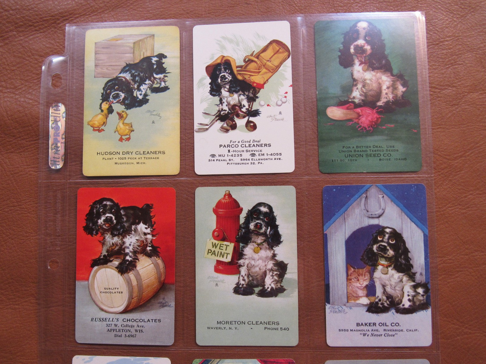Staehle Butch Advertising Swap Playing Cards Lot 9, Used