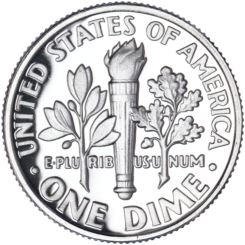 1997 S Roosevelt Dime Gem DCam Proof CN-Clad