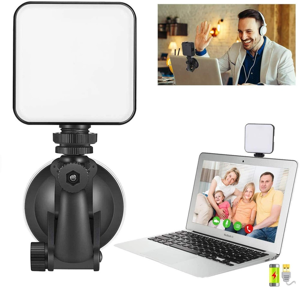 Atkan Video Conference Portable LED Light for Live Streaming Type-C