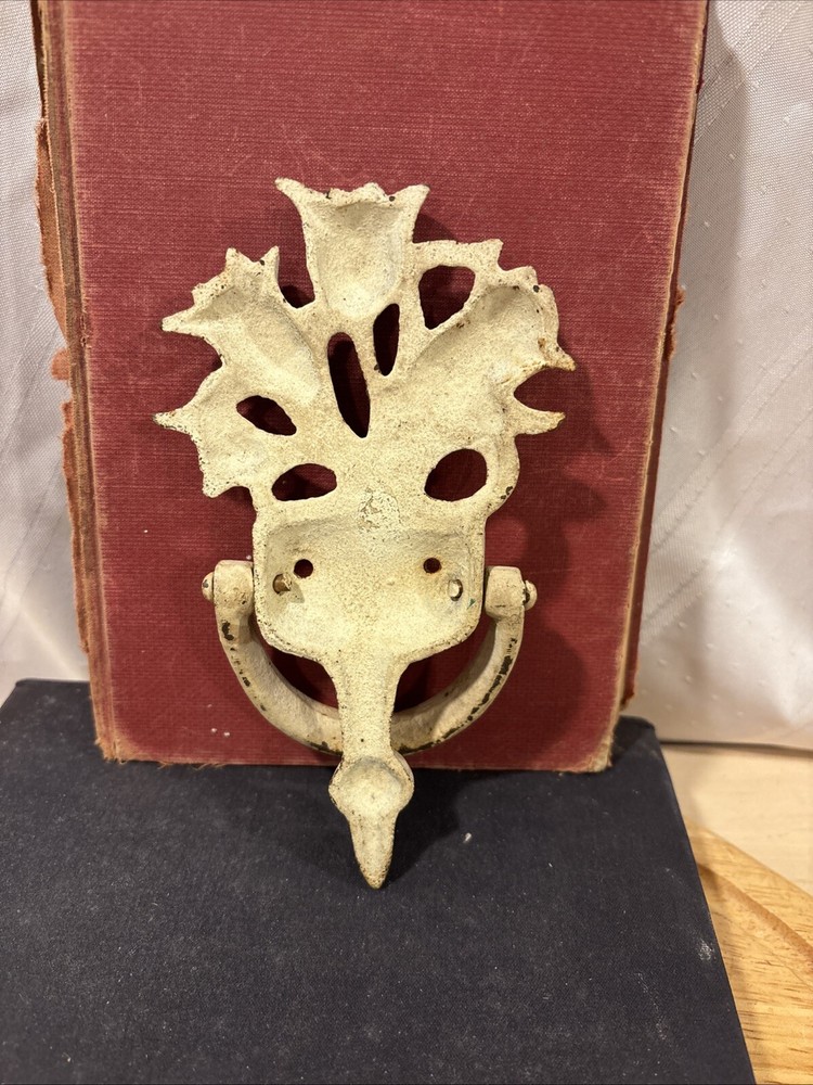 Rustic Cast Iron Tulip Door Knocker