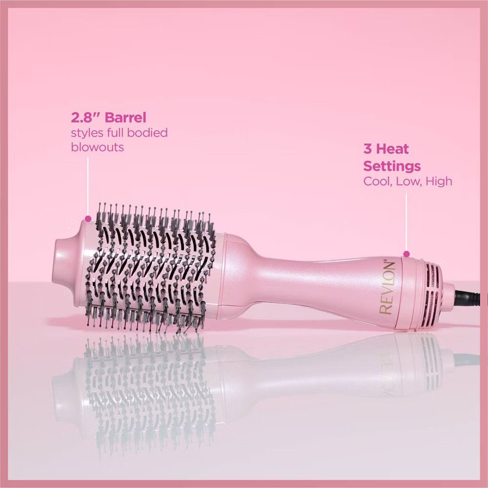 Revlon One-Step Volumizer Hair Dryer Ceramic Brush - 10th Anniversary in Pink