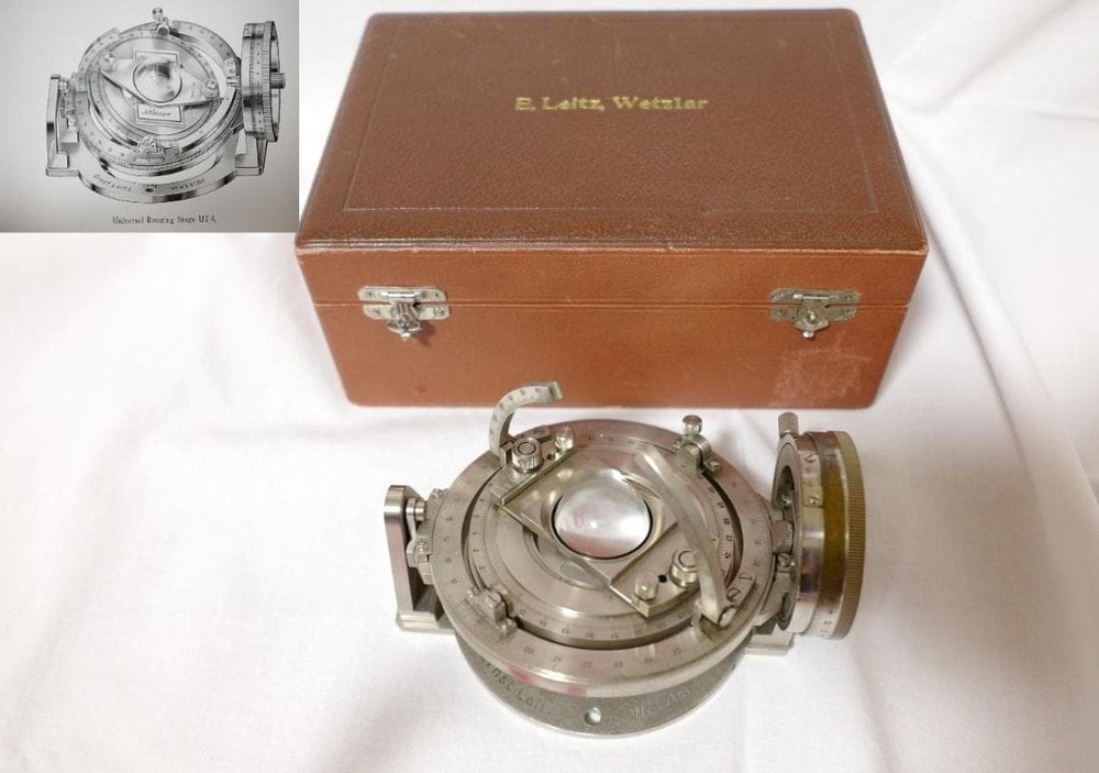 Leitz Universal Rotating Stage UT4 Transmitted Polarizing 4-Axis SN1892