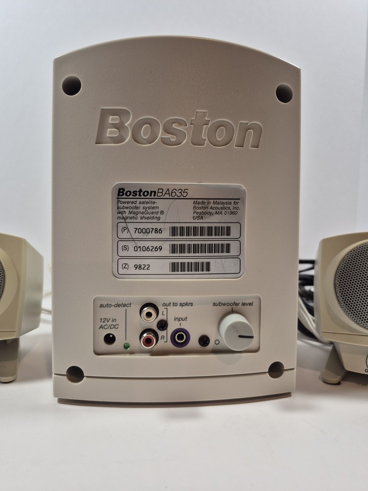 Boston Acoustics BA635 Computer Speakers Subwoofer System