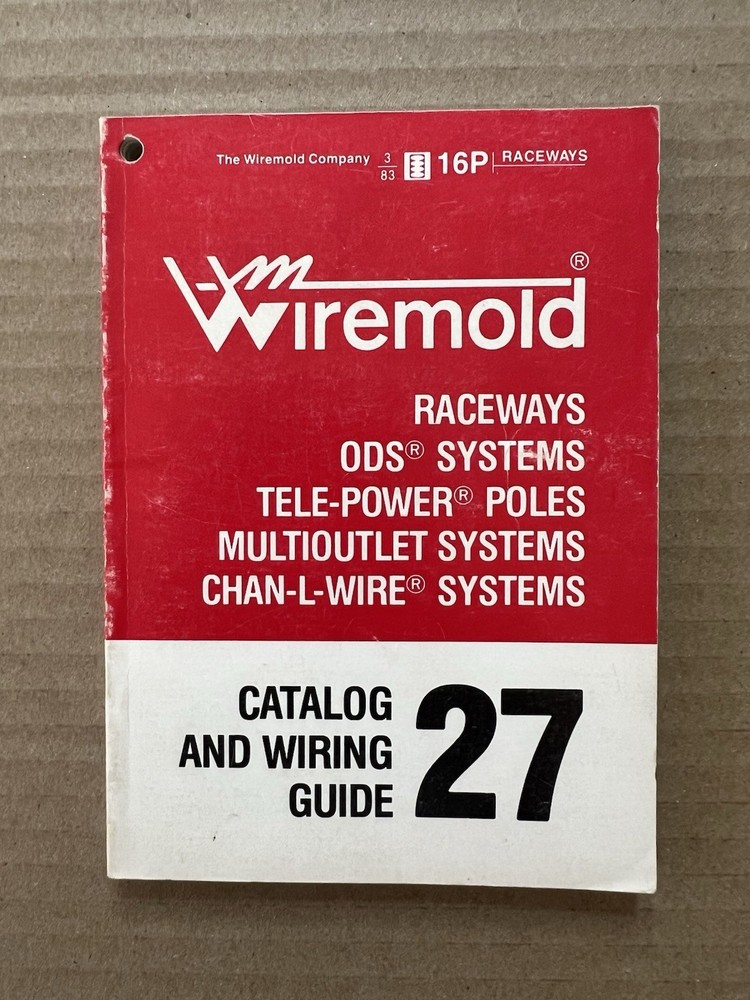 Wiremold Catalog & Wiring Guide Book No. 27