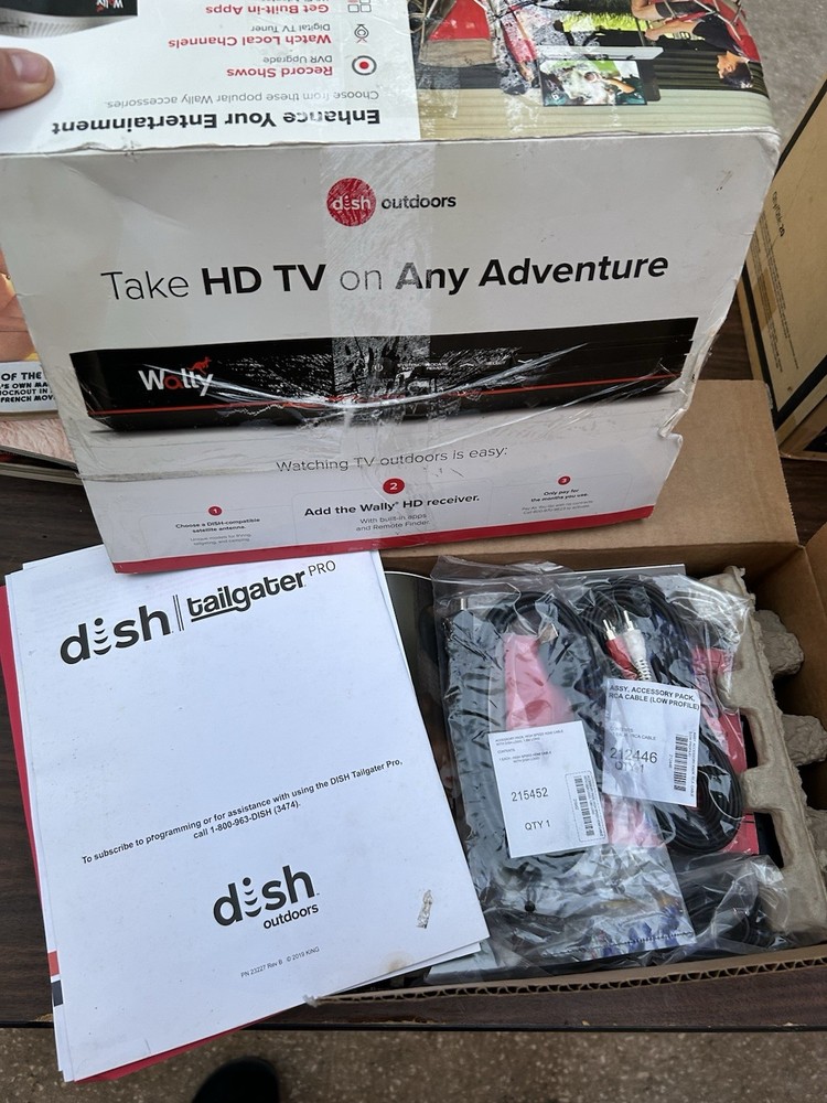 DISH Network Wally HD Satellite Receiver - Black. Open Box