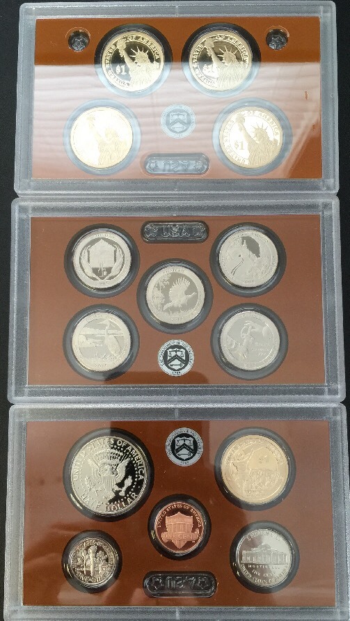 2015 Proof Set. Complete. U.S. Made CLAD 14 Coins total.