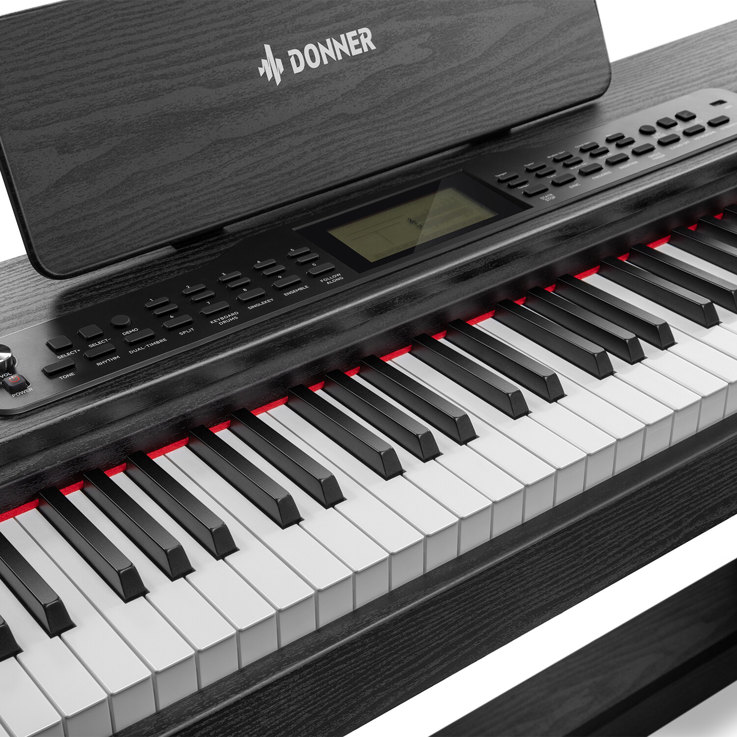 🎹 Donner DDP-95 Digital Piano 88 Weighted Key With Stand 610 Tone 128 Polyphony