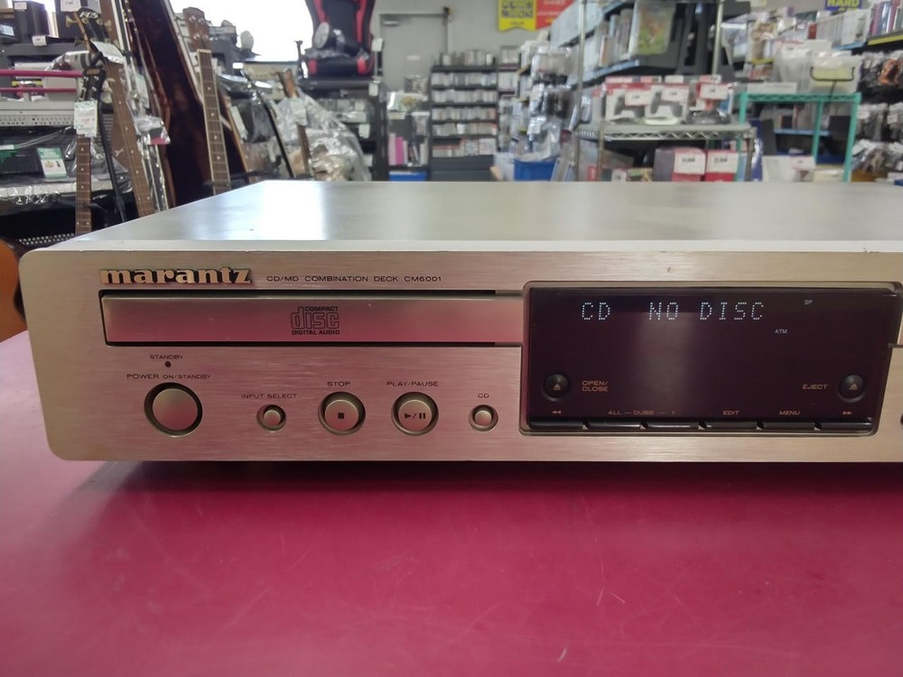 JUNK Marantz CM6001 CD/MD Combination Player Silver