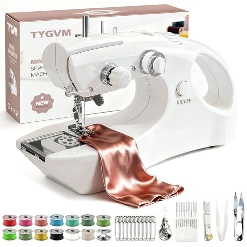 Portable Cordless Handheld Sewing Machine - Mini 2-Thread Stitcher for DIY, Mend