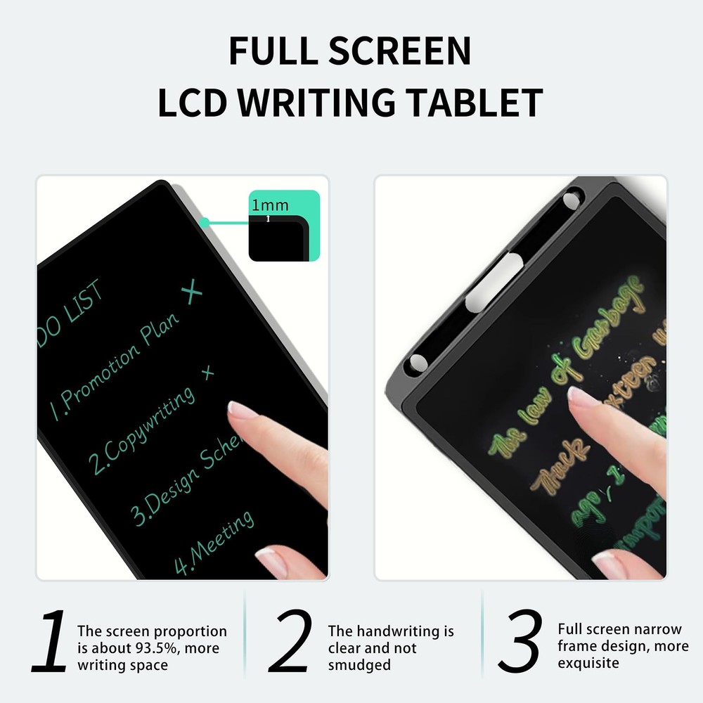 6.5in LCD Writing Tablet Digital Notepad Reusable Portable Office Study