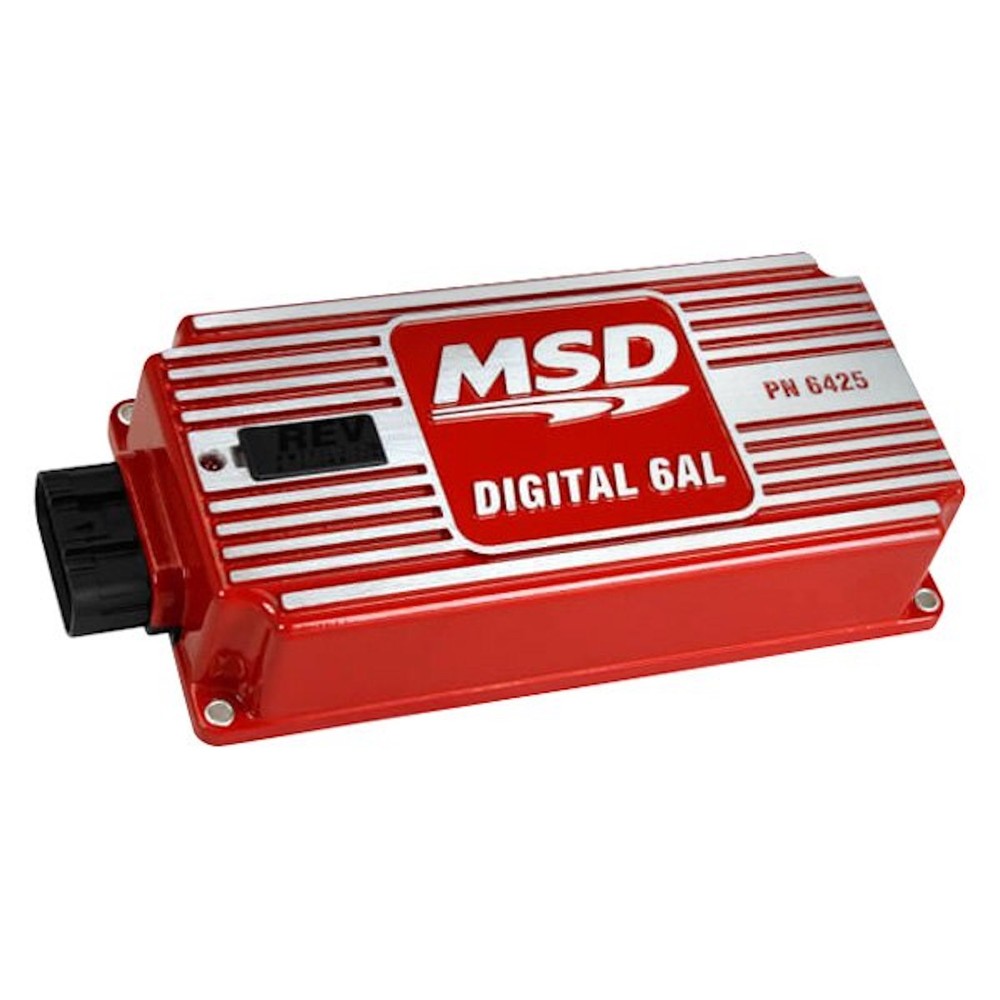 MSD Red Digital 6AL Ignition Control Module & 2 Step Rev Controller 6425 8732