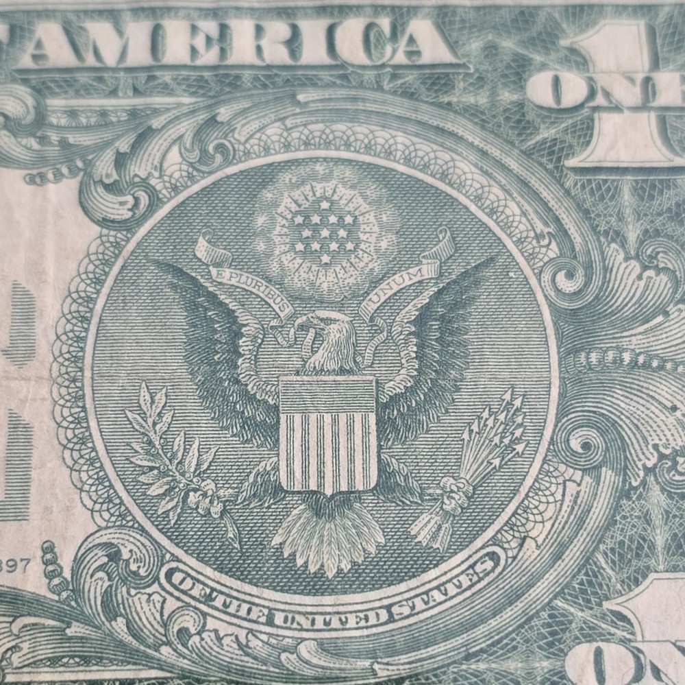 TWO-$1 1957B SERIES SILVER CERTIFICATES