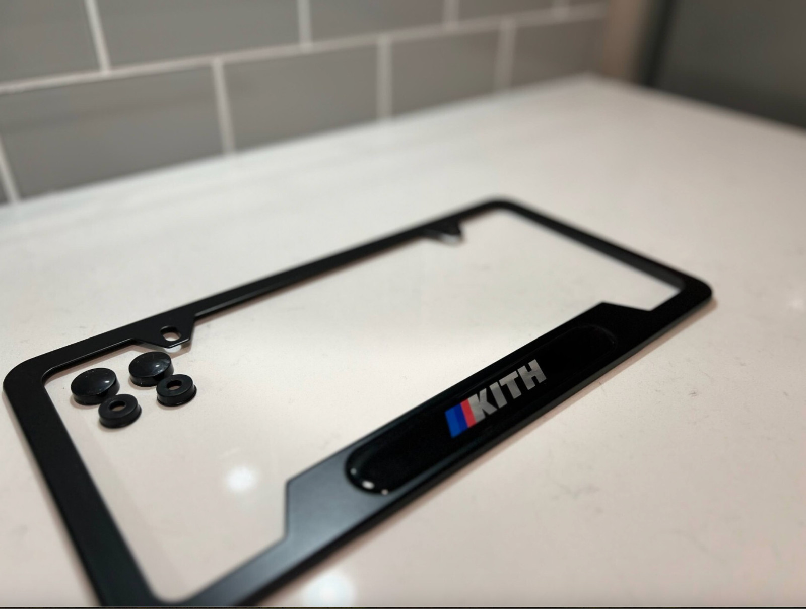 KITH MOTORSPORT LICENSE PLATE FRAME -  SAME DAY SHIPPING - 1:1 IDENTICAL