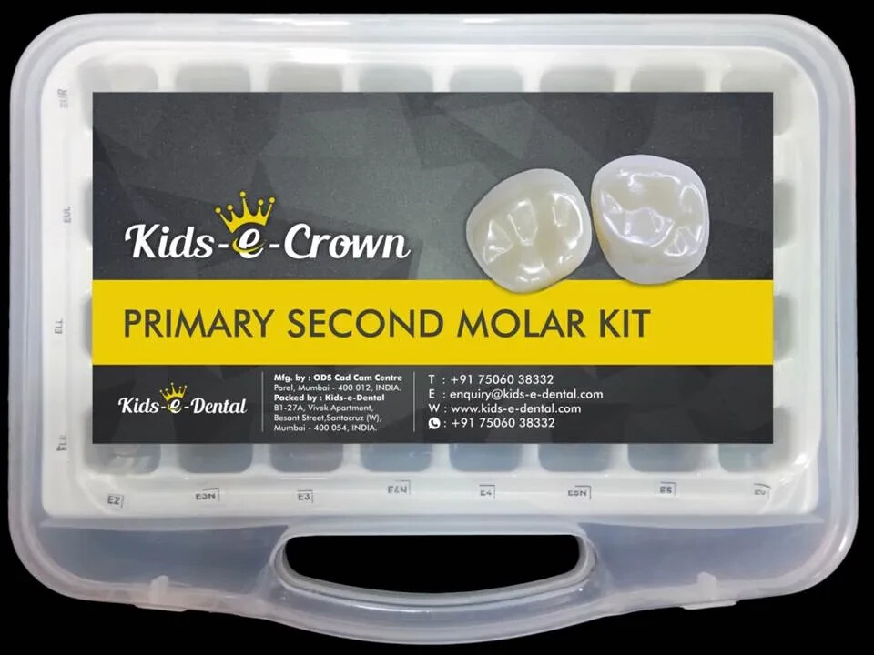Kids-e-Crown Primary Second Molar Kits With DHL Free Shipping