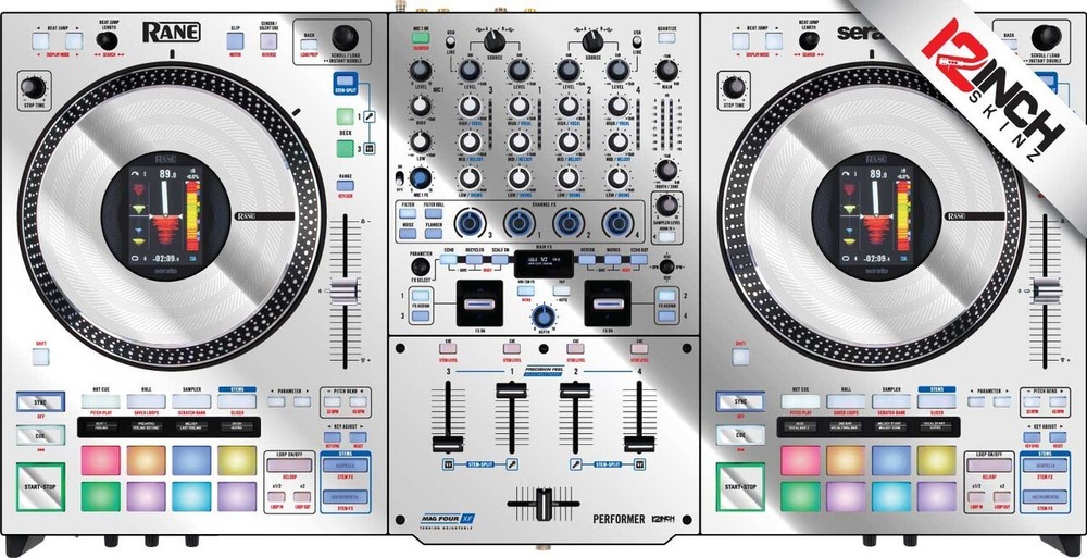 Rane Performer Skin - Mirror  Silver
