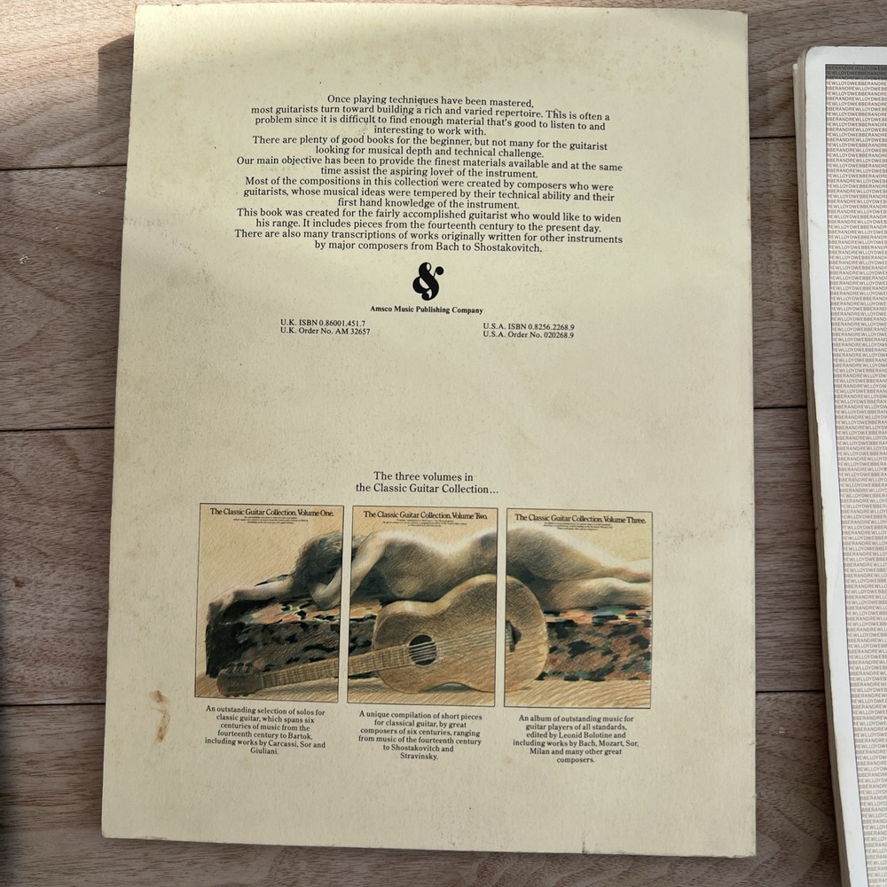 Classical Guitar & Instructional Sheet Music Bundle