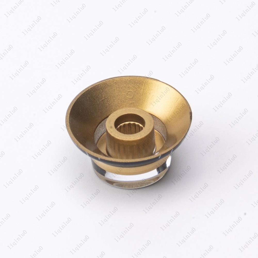 4 Pcs LP Guitar 18 Fine Splines Speed Knobs Top Hat Bell Knobs Fits Les Paul SG