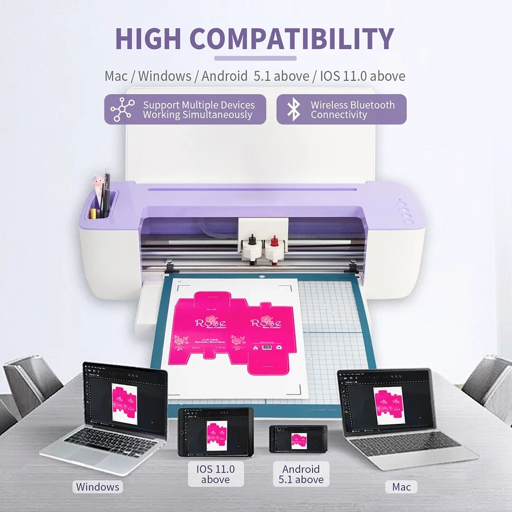 High Precision Automatic Vinyl Sticker Die Cutting Machine Plotter Cutter