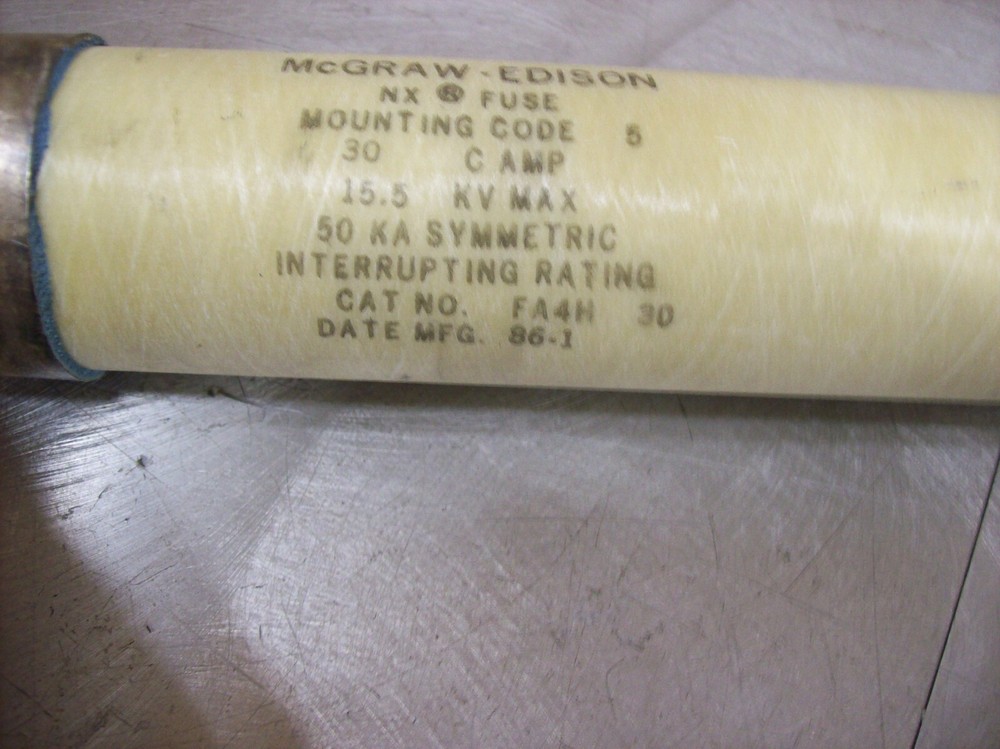 McGraw-Edison Genuine Fuse FA4H30
