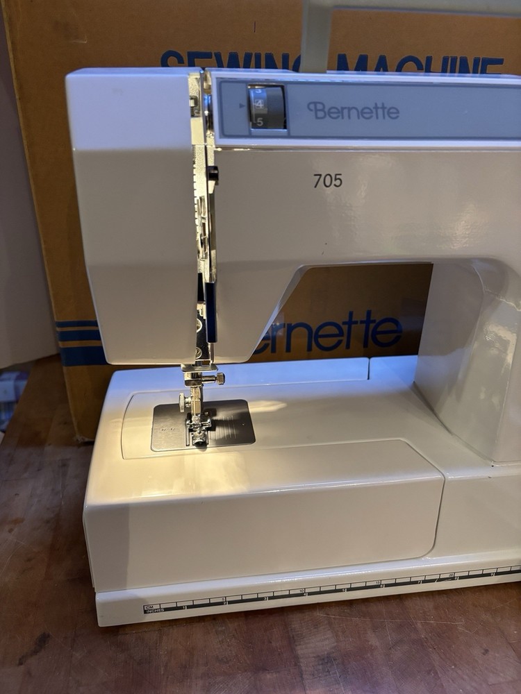 Bernette 705 Sewing Machine Preowned With Original Box & Manual Clean