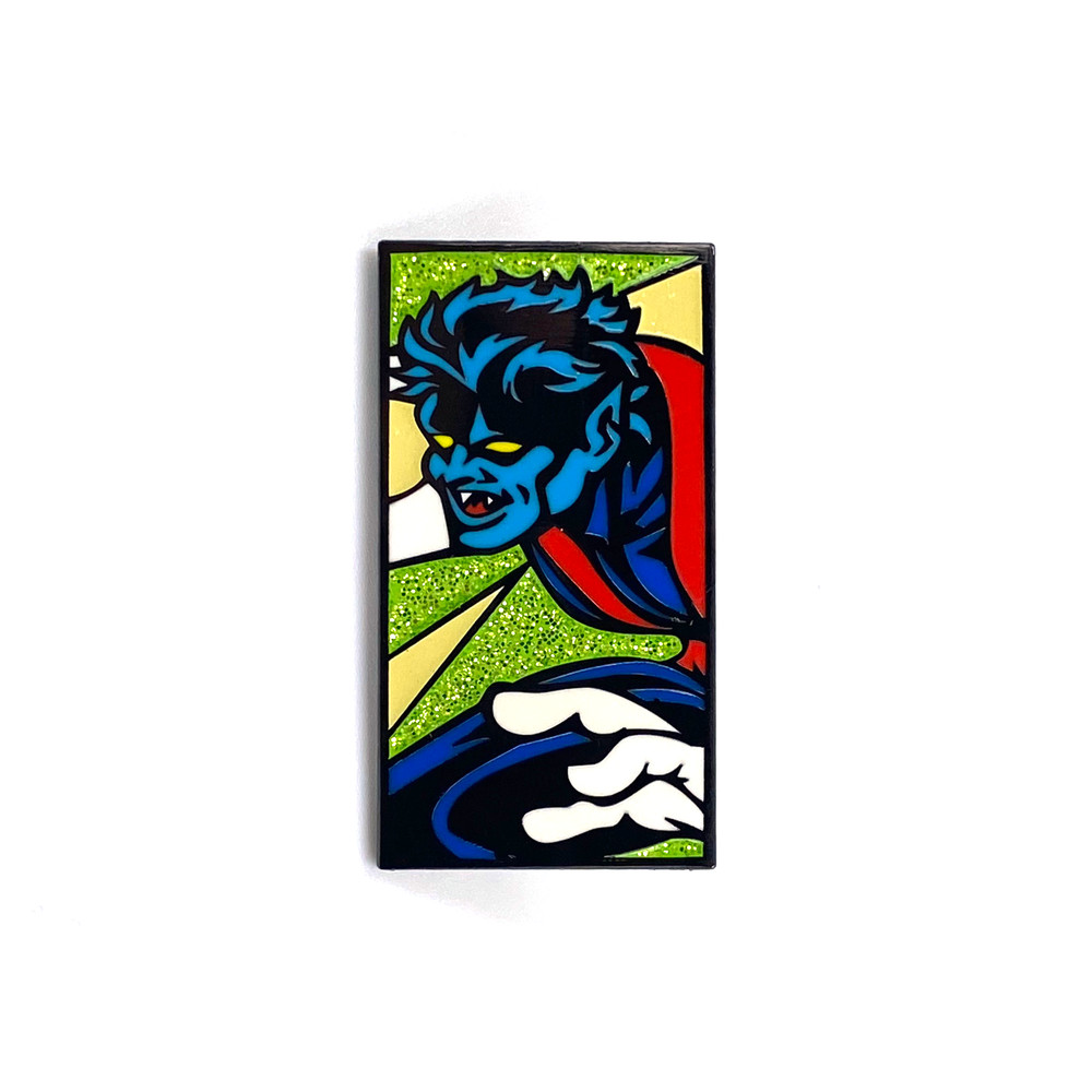 Mutant Arcade Select Kurt Night Crawler Enamel Pin Arcade Glitter