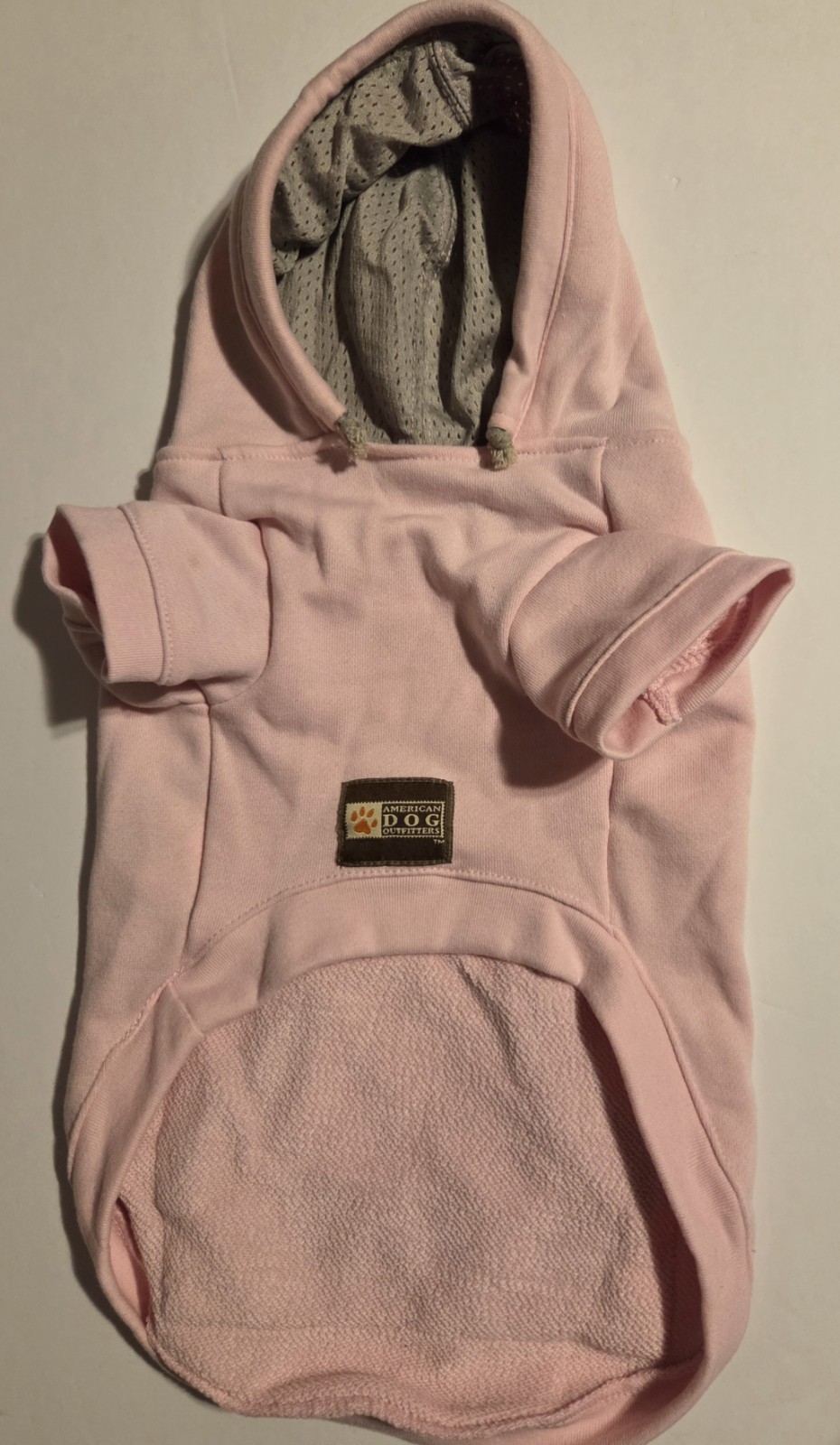 Dog Pet SZ Medium Pink Sweatshirt Hoodie "ADO" American Dog Outfitters 2008