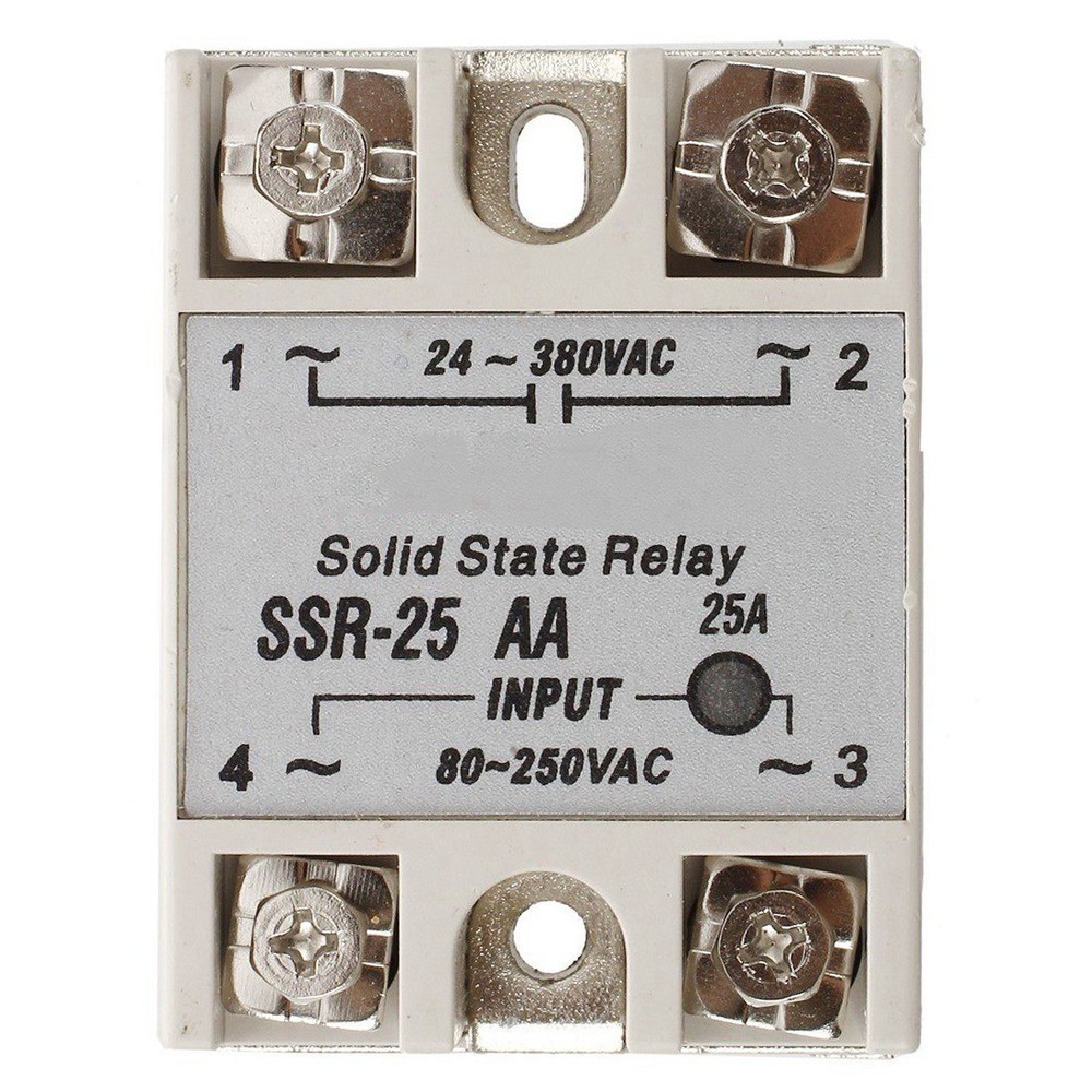 SSR-25AA 80-250V 25A Machinery Control AC Solid Module State Relays K9Y17382