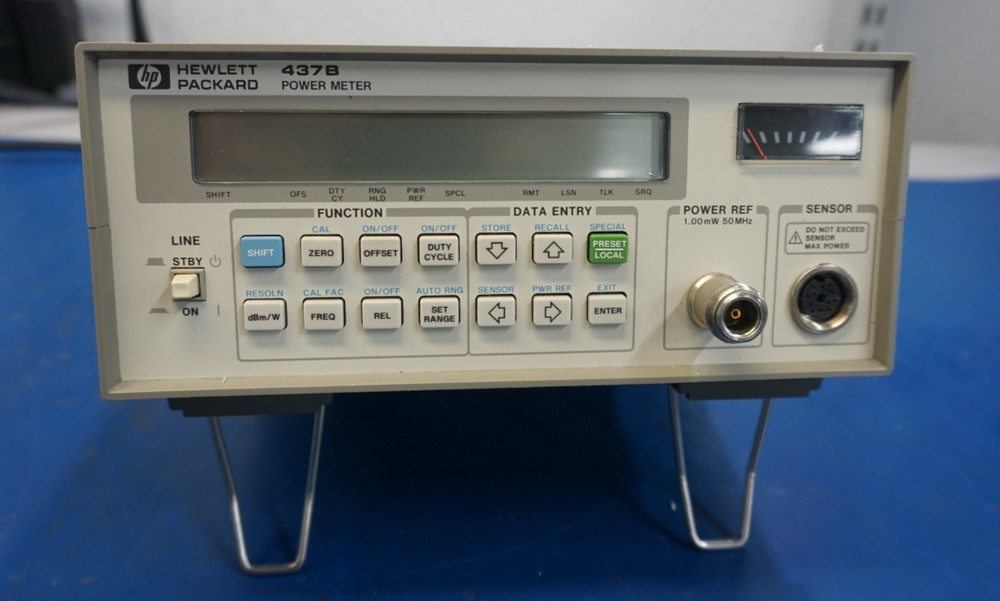 HP 437B Single Channel Digital RF Power Meter