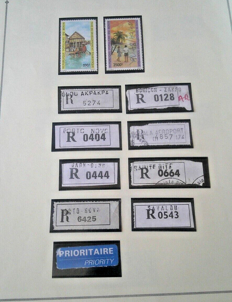BENIN ETC  STAMPS & BOB PRIORITY MAIL  ETC