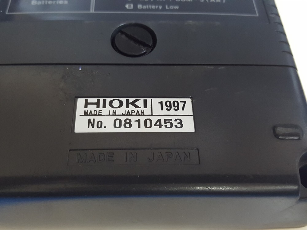 Hioki 3119 : Handheld digital milliohm Hi Tester
