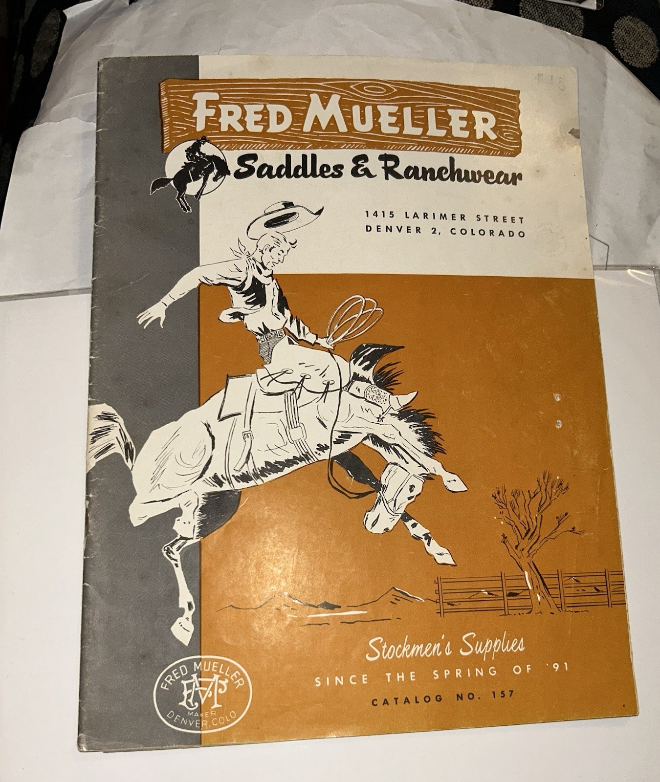 Vintage 1950s Fred Mueller Saddles & Ranchwear Levi’s Wranglers Bits Spurs Belts