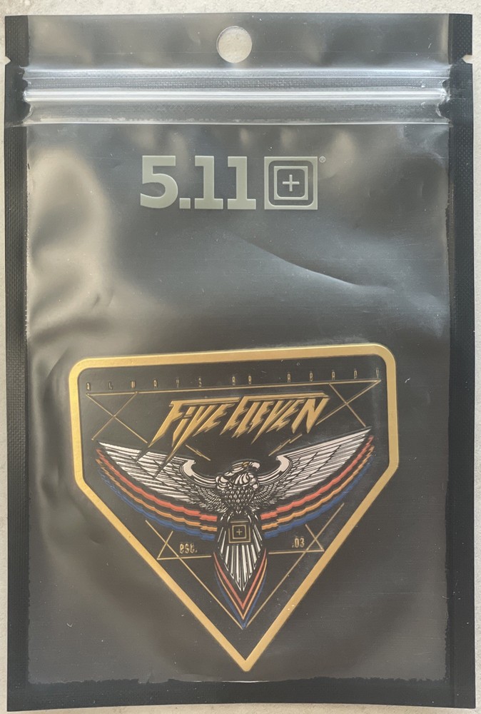 *BRAND NEW* 5.11 TACTICAL CHROME EAGLE 🦅 PATCH GLOSSY HOOK BACKING