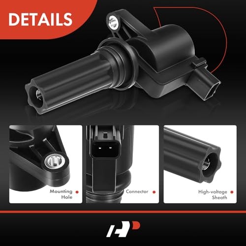 Engine Ignition Coil Pack Compatible with Jaguar S-Type 2000-2003 & Lincoln 1