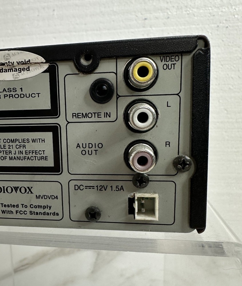 Audiovox MVDVD4 DVD CD MP3 Player