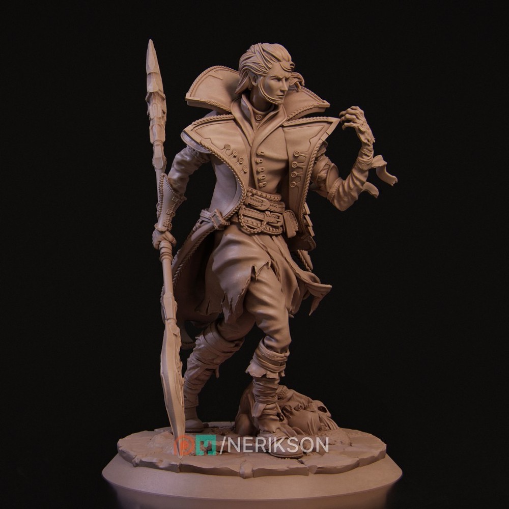 Vampire Elf Warlock by Nerikson | Commission | Painted |