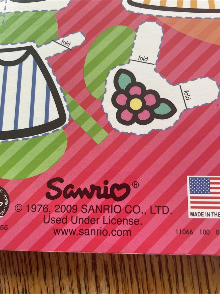 Hello Kitty Coloring and Activity Book & Vtg Notepad/Envelope - g4