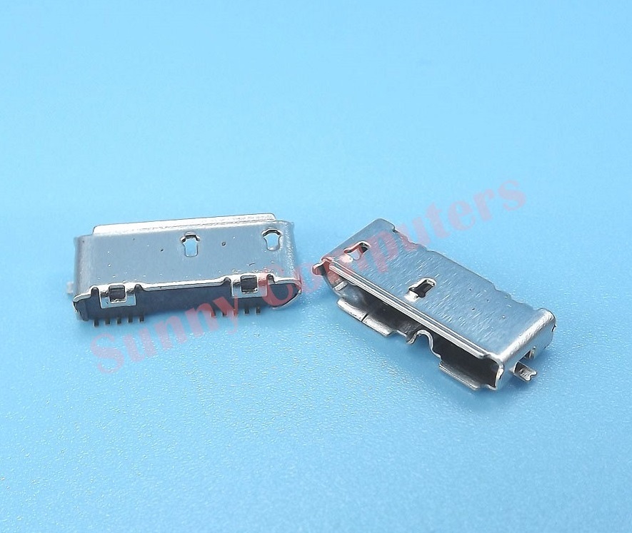 2x Micro USB 3.0 Socket Female Port Replacement Part For Mobile HDD PC Repair E