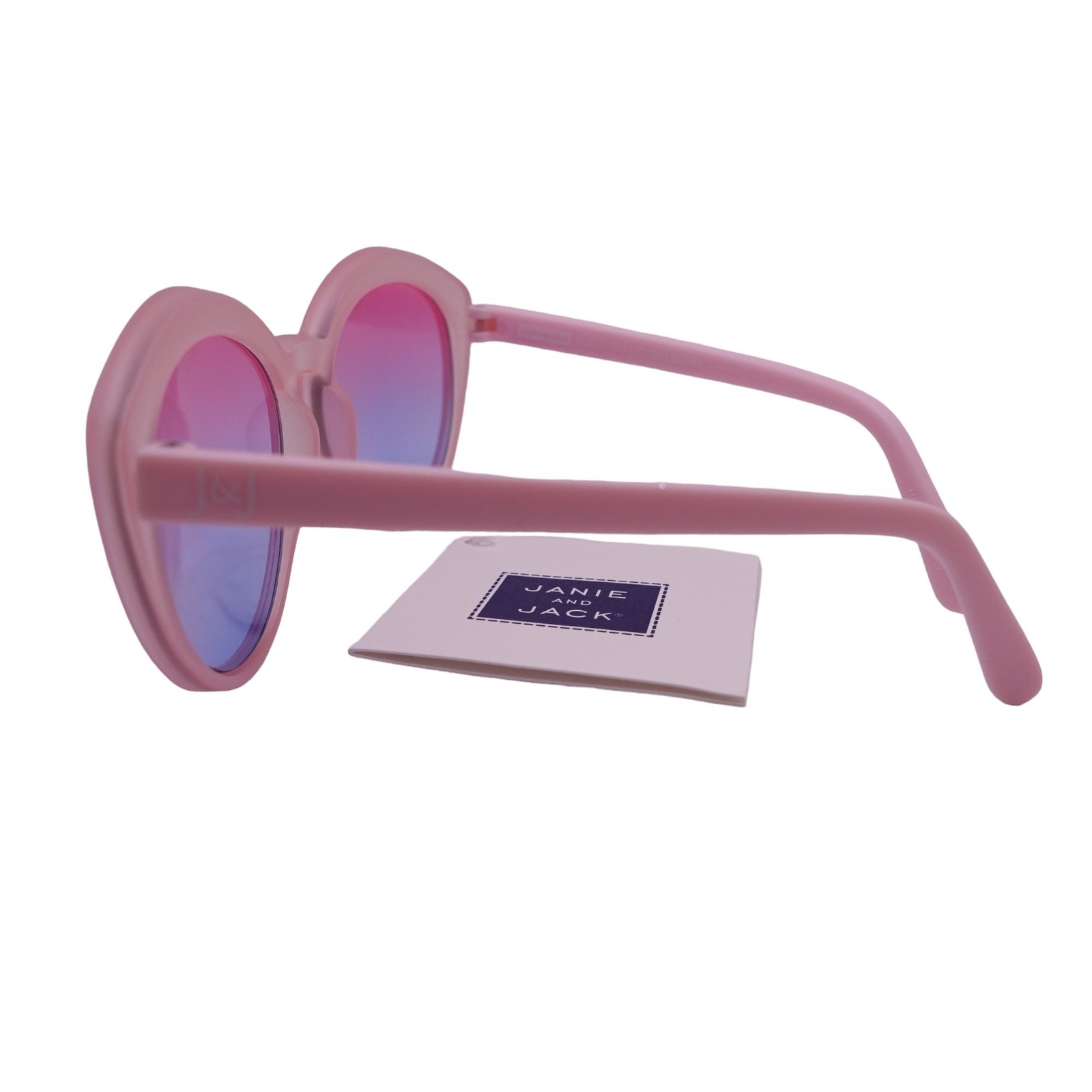 NWT Janie And Jack Ombre Cat-Eye Sunglasses Girls Petal Pink 0-2 Years Tinted