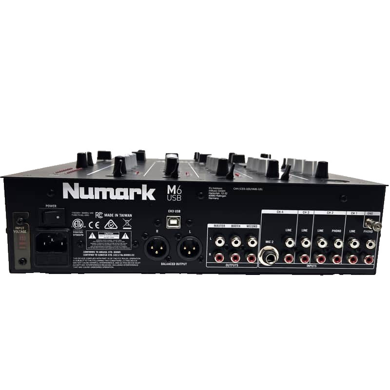 Numark M6 USB 4 Channel Mixer